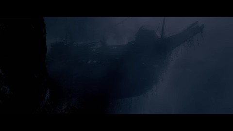 Джек Воробей и Гектор Барбосса на борту "Сантьяго". HD