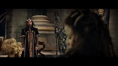 Гарона предстает перед королём Ллейном. HD