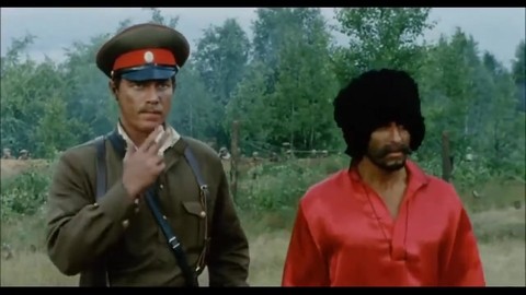Атака белогвардейцев на красных