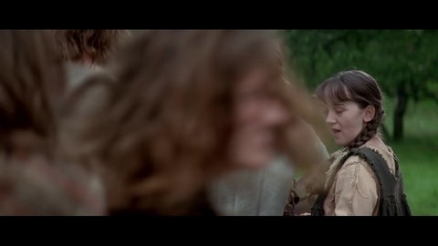 Прибытие солдат во главе с лордом. Лорд требует право первой ночи. HD