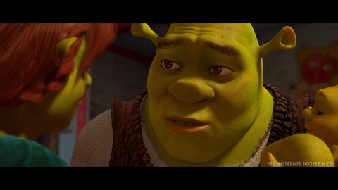 Шрек дудит через уши