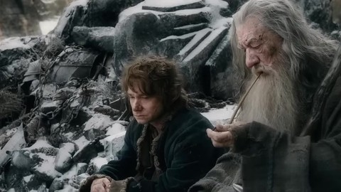 Похороны Торина, Кили и Фили. Новый король гномов. HD