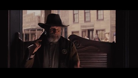 Доктор Шульц убивает шерифа — Джанго освобождённый (фильм 2012) Сцена 2/10