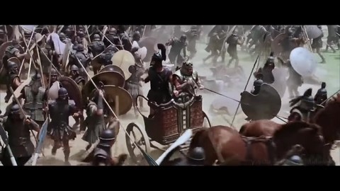Битва у стен Трои.