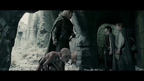 Фарамир отпускает Фродо и Сэма.